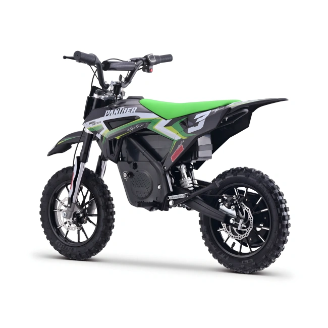 Mini cross elektryczny dla dzieci 4lat+ - Panther 550W - zielony