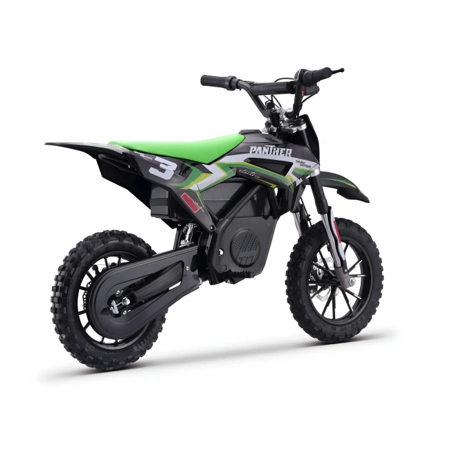 Mini cross elektryczny dla dzieci 4lat+ - Panther 550W - zielony