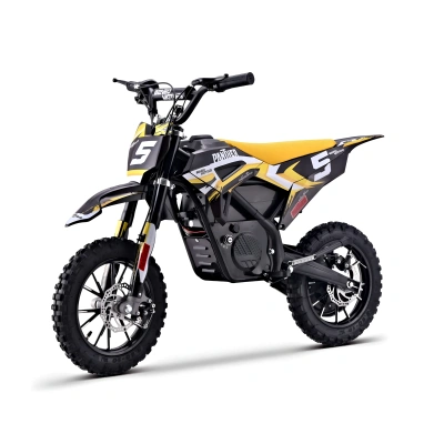 Mini cross elektryczny Panther 550W - żółty