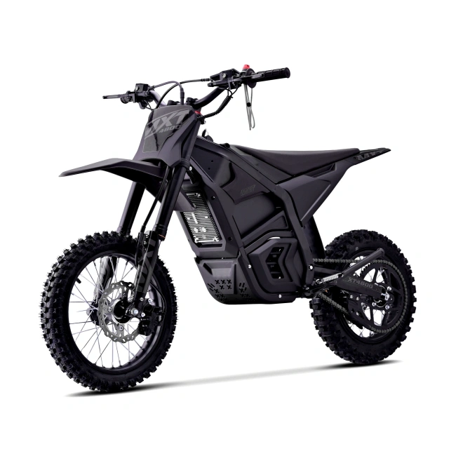 Cross elektryczny pit bike MXT 60V 4800W - koła 14/12 - czarny