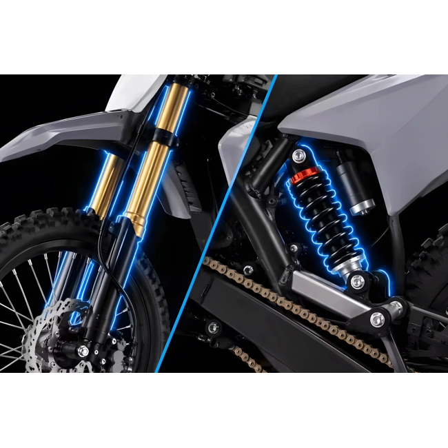 Venom Plus 8000W - Cross elektryczny - koła 19/16 - szary