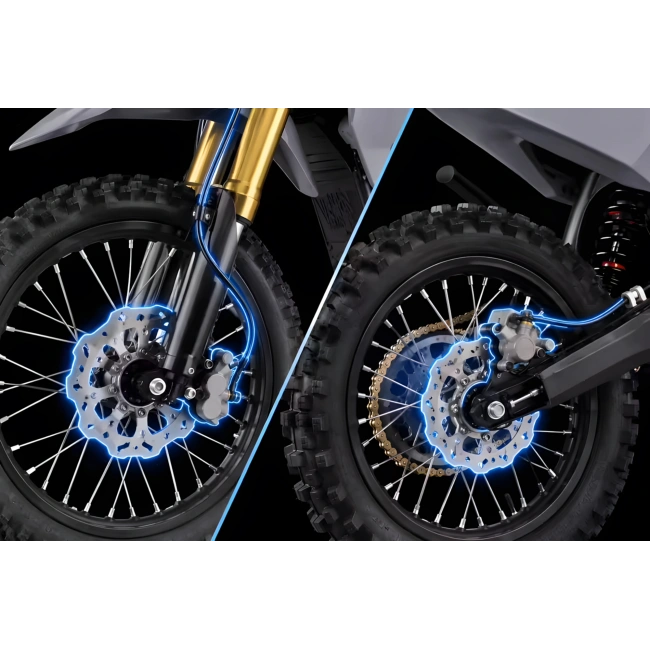 Venom Plus 8000W - Cross elektryczny - koła 19/16 - szary