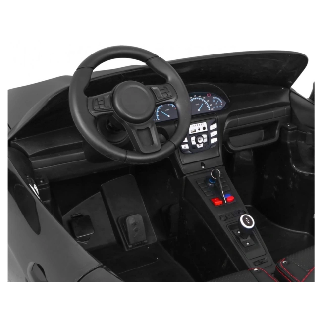 Dwuosobowe autko na akumulator - Perfekta - 180W - 16km/h - czarny
