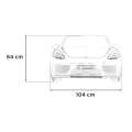 Dwuosobowe autko na akumulator - Perfekta - 180W - 16km/h - niebieski lakier