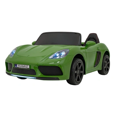 Perfekta 180W - Autko elektryczne na akumulator - zielony lakier