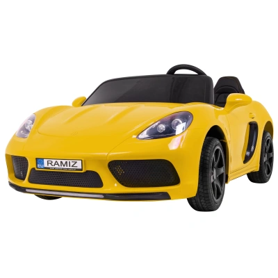 Autko elektryczne na akumulator Perfekta 180W - żółty