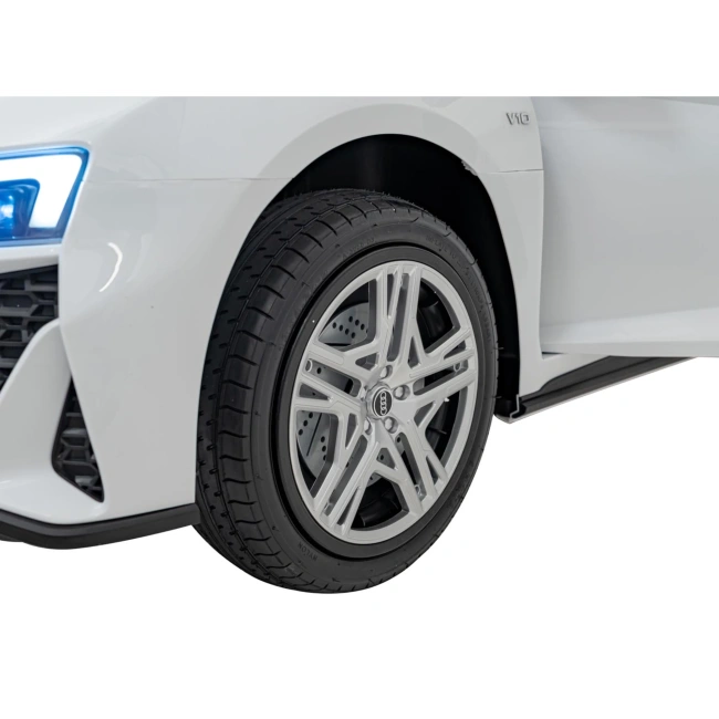 Autko na akumulator Audi Spyder R8 LIFT STRONG - 200W - 16km/h biały