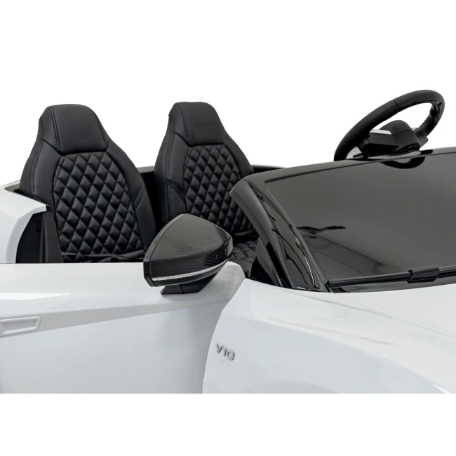 Autko na akumulator Audi Spyder R8 LIFT STRONG - 200W - 16km/h biały
