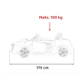 Autko na akumulator Audi Spyder R8 LIFT STRONG - 200W - 16km/h - czarny