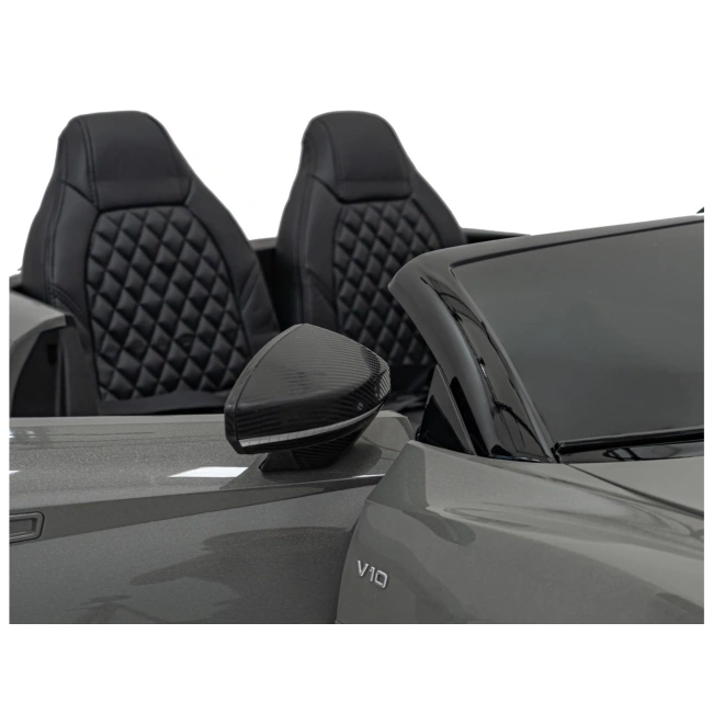 Autko na akumulator Audi Spyder R8 LIFT STRONG - 200W - 16km/h - szary