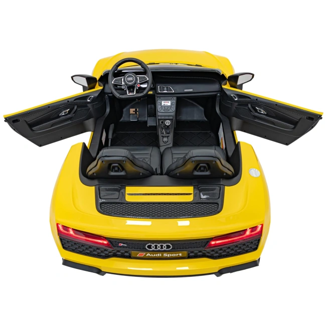 Autko dla dzieci Audi Spyder R8 Lift XL STRONG 200W - żółty