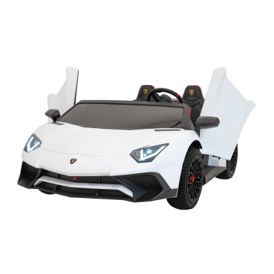 Autko elektryczne na akumulator Lamborghini Avenator SV STRONG 200W - białe