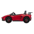 Dwuosobowe autko elektryczne dla dzieci Lamborghini Avenator SV STRONG 200W - czerwony