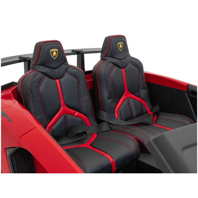 Dwuosobowe autko premium - Lambhorgini Avenator SV STRONG - 180W - 16km/h - czerwony