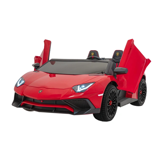 Dwuosobowe autko elektryczne dla dzieci Lamborghini Avenator SV STRONG 200W - czerwony