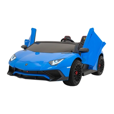 Dwuosobowe Autko Elektryczne Dla Dzieci Lamborghini Avenator SV STRONG 200W - niebieski