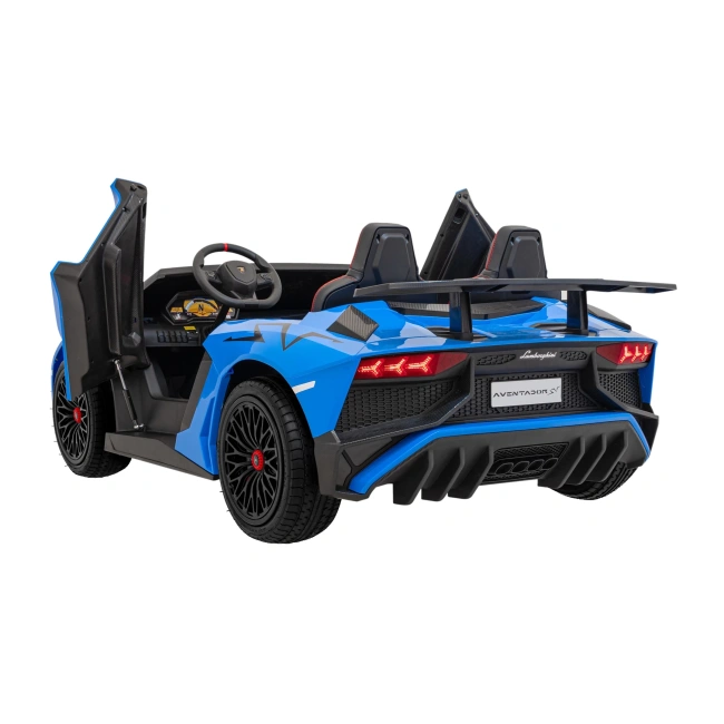 Dwuosobowe Autko Elektryczne Dla Dzieci Lamborghini Avenator SV STRONG 200W - niebieski