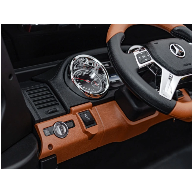 Dwuosobowe MEGA Duże Autko Dziecięce - Mercedes Benz MAYBACH G650 STRONG - 180W - 15km/h - czarny