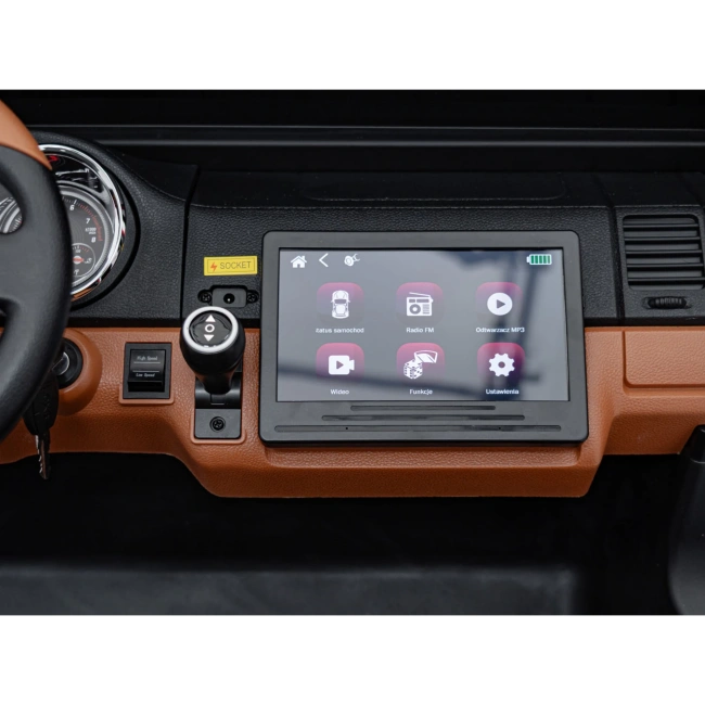 Dwuosobowe MEGA Duże Autko Dziecięce - Mercedes Benz MAYBACH G650 STRONG - 180W - 15km/h - czarny