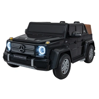 Autko Dwuosobowe Premium VIP dla dzieci Mercedes Benz MAYBACH G650 STRONG Czarny 200W - czarny