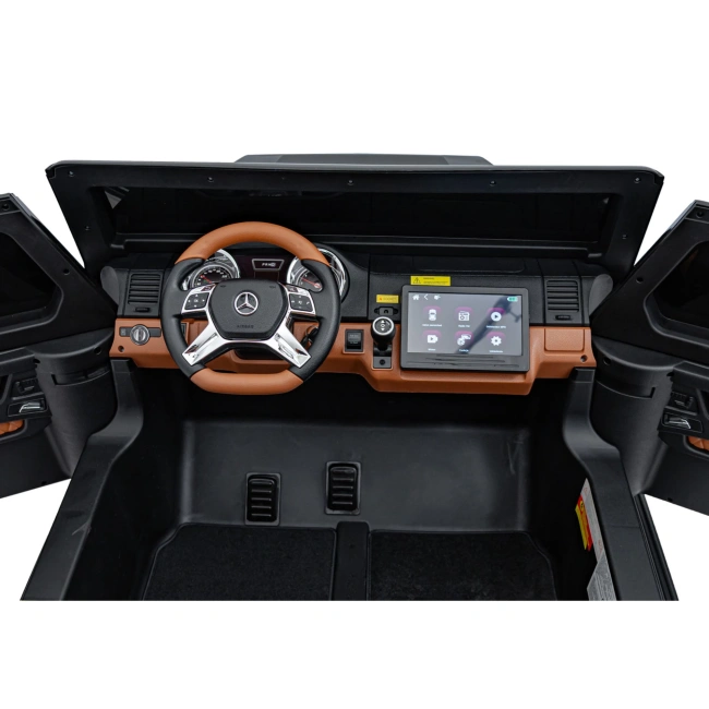 Dwuosobowe MEGA Duże Autko Dziecięce - Mercedes Benz MAYBACH G650 STRONG - 180W - 15km/h - czarny