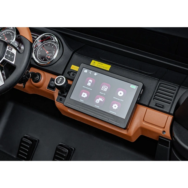 Dwuosobowe MEGA Duże Autko Dziecięce - Mercedes Benz MAYBACH G650 STRONG - 180W - 15km/h - czarny