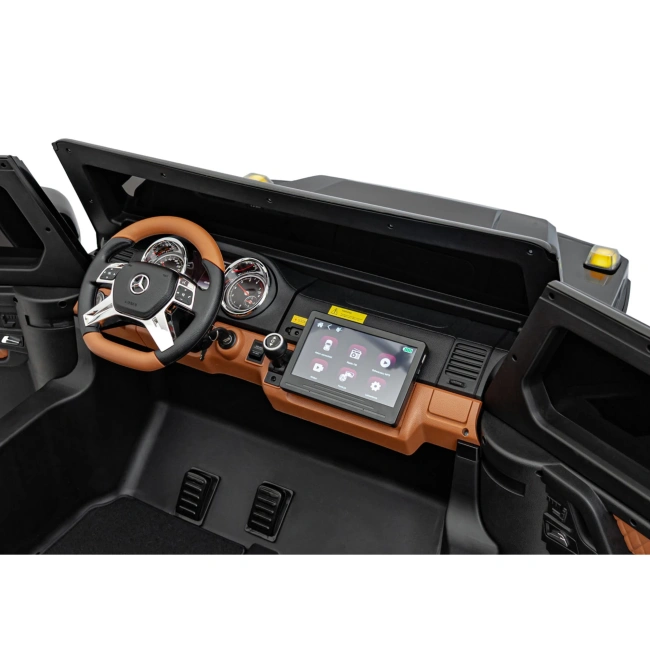 Dwuosobowe MEGA Duże Autko Dziecięce - Mercedes Benz MAYBACH G650 STRONG - 180W - 15km/h - czarny