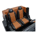 Dwuosobowe MEGA Duże Autko Dziecięce - Mercedes Benz MAYBACH G650 STRONG - 180W - 15km/h - czarny