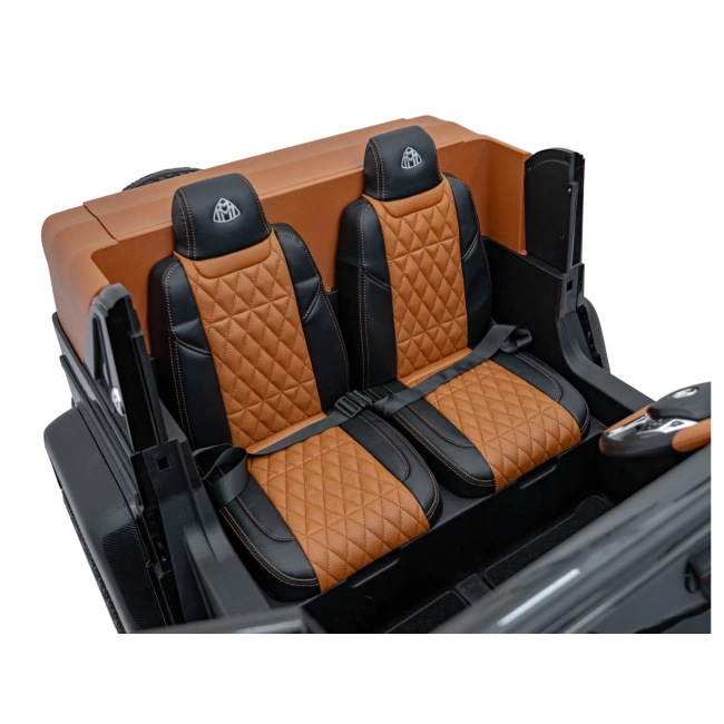 Dwuosobowe MEGA Duże Autko Dziecięce - Mercedes Benz MAYBACH G650 STRONG - 180W - 15km/h - czarny