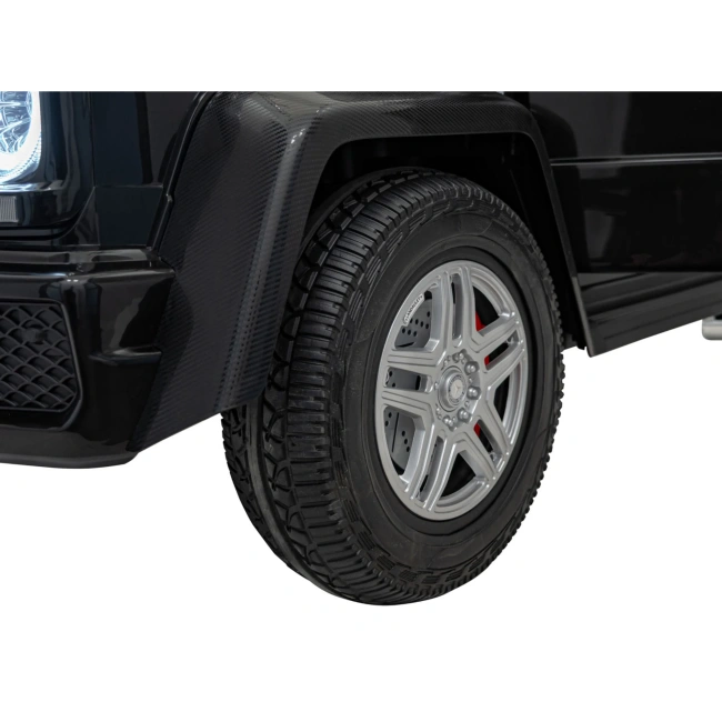 Dwuosobowe MEGA Duże Autko Dziecięce - Mercedes Benz MAYBACH G650 STRONG - 180W - 15km/h - czarny