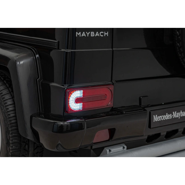 Dwuosobowe MEGA Duże Autko Dziecięce - Mercedes Benz MAYBACH G650 STRONG - 180W - 15km/h - czarny