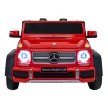 Autko Dwuosobowe Dla Dzieci Premium VIP Mercedes Benz MAYBACH G650 STRONG Czarny 200W - czerwony