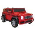 Autko Dwuosobowe Dla Dzieci Premium VIP Mercedes Benz MAYBACH G650 STRONG Czarny 200W - czerwony