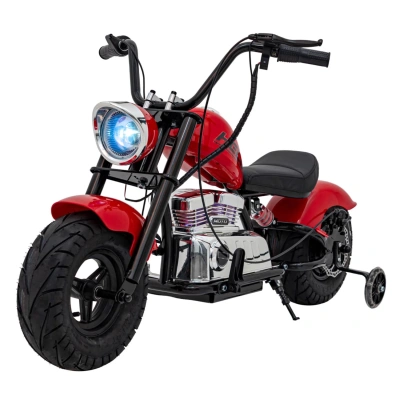 Motorek elektryczny dla dzieci Chopper Warrior - 350W - czerwony