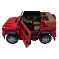 Autko Dwuosobowe Dla Dzieci Premium VIP Mercedes Benz MAYBACH G650 STRONG Czarny 200W - czerwony