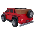 Autko Dwuosobowe Dla Dzieci Premium VIP Mercedes Benz MAYBACH G650 STRONG Czarny 200W - czerwony