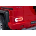 Dwuosobowe MEGA Duże Autko Dziecięce - Mercedes Benz MAYBACH G650 STRONG - 180W - 15km/h - czerwony