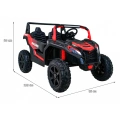 Dwuosobowe Duże Mini Buggy - STRONG Racing - 180W - 16km/h - czerwony