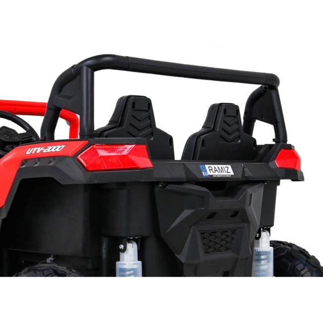 Dwuosobowe Duże Mini Buggy - STRONG Racing - 180W - 16km/h - czerwony