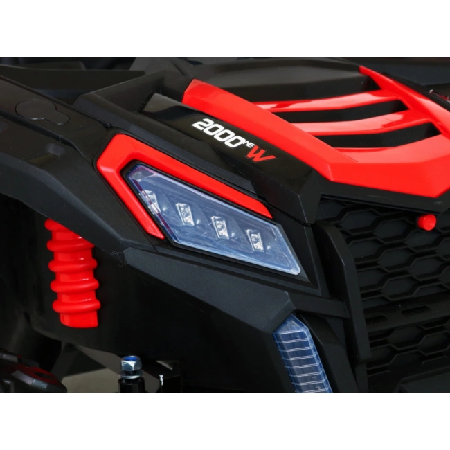 Dwuosobowe Duże Mini Buggy - STRONG Racing - 180W - 16km/h - czerwony