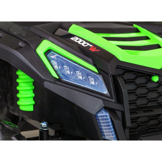 Dwuosobowe Duże Mini Buggy - STRONG Racing - 180W - 16km/h - zielony