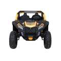 Mini Buggy Na Akumulator Dwuosobowe STRONG Racing 180W - żółty