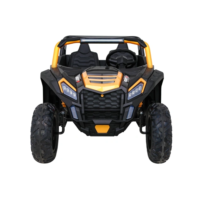 Mini Buggy Na Akumulator Dwuosobowe STRONG Racing 180W - żółty