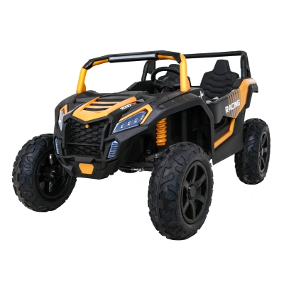 Mini Buggy Na Akumulator Dwuosobowe STRONG Racing 180W - żółty