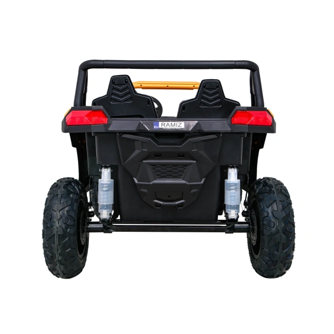 Mini Buggy Na Akumulator Dwuosobowe STRONG Racing 180W - żółty