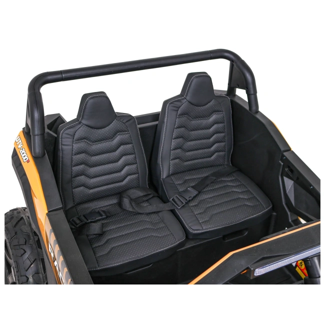 Dwuosobowe Duże Mini Buggy - STRONG Racing - 180W - 16km/h - żółty