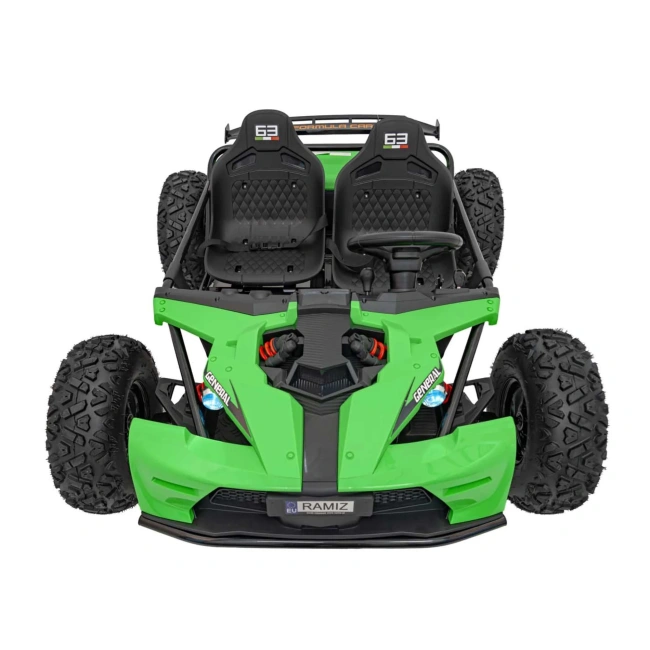 General 63 800W 25km/h - Gokart Elektryczny Dla dzieci Off-Road - zielony