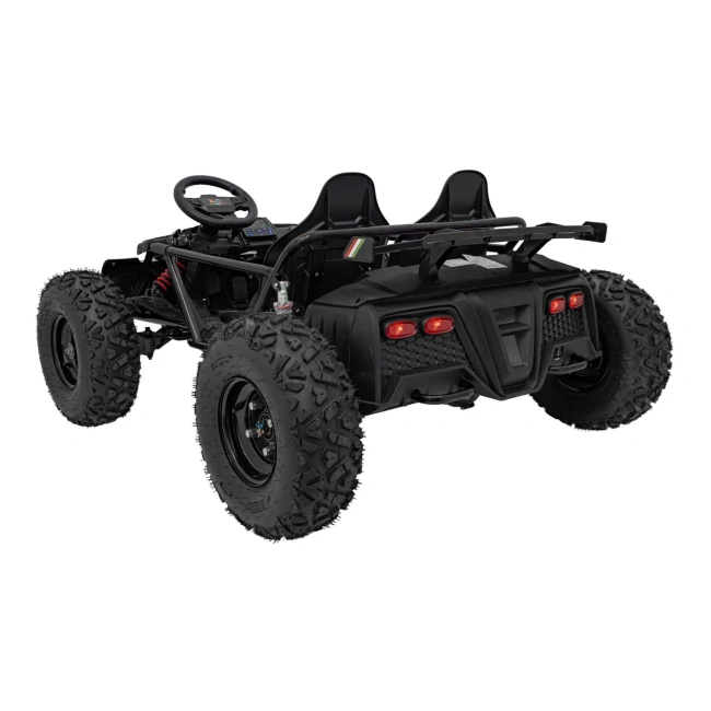 Dwuosobowy Gokart Elektryczny Dla Dzieci 5lat+ Off-road General 63 800W - czarny