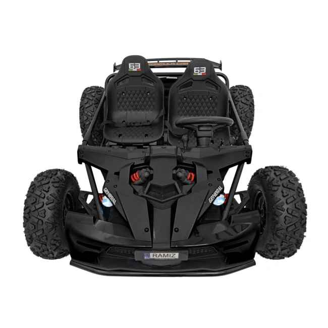 Dwuosobowy Gokart Elektryczny Dla Dzieci 5lat+ Off-road General 63 800W - czarny