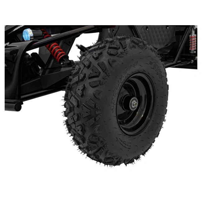 Duży Dwuosobowy Gokart Elektryczny Off-Road - GENERAL 63 - 25km/h - czarny